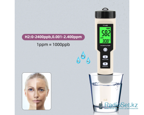 Измеритель качества воды YY-400 PH/ORP/H2/TEMP